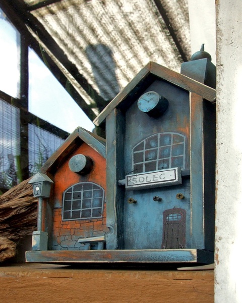 Seria Zabytkowe Dworce - drewniany domek dekoracyjny