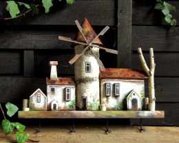 Drewniany wieszak na klucze - La Mancha