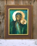 Madonna - obraz olejny w drewniane ramie