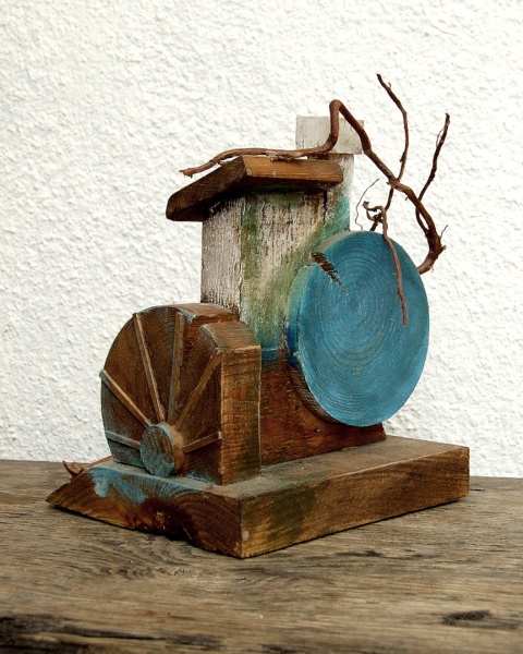 Domek, młyn ze starego drewna - Na Uboczu