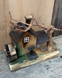 Drewniany domek dekoracyjny - Młyn Na Zaciszu