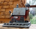 Drewniany domek dekoracyjny - Stary Dworzec Kolejowy