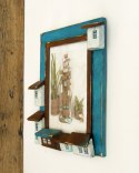 Drewniana ramka do zdjęć, na ścianę - Domki