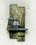 Drewniany wieszak - Stara kapliczka